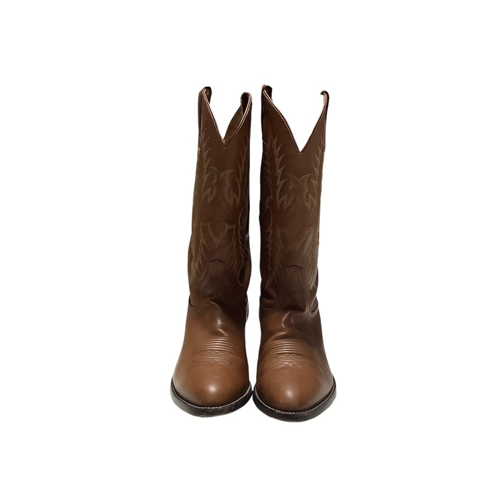 TONY LAMA Tan Leather Western Cowboy Boots – Size 8.5 EE